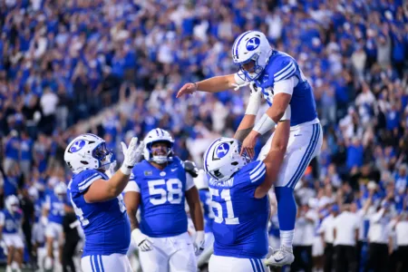 Shakeup Saturday: No. 8 BYU outlasts No. 2 Notre Dame as five top teams fall